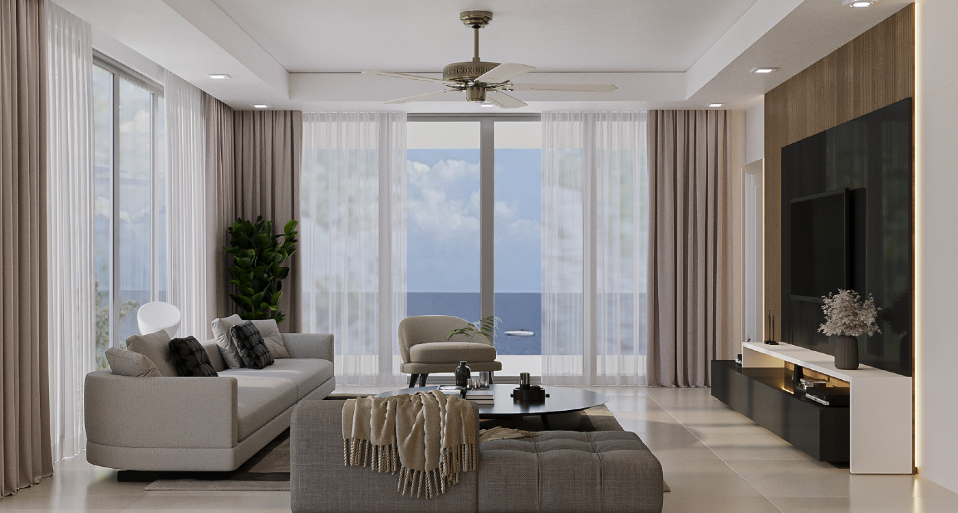 Serrana Townhouse 102, A Rare Sea Front Townhouse